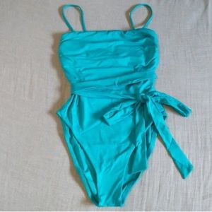 Vitamin A Marylyn One Piece Swimsuit Turquoise Ocean Aruba Ecolux